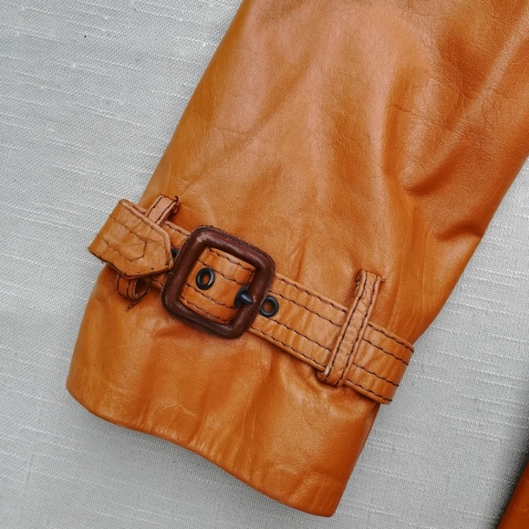 Vintage Leather Coat - Picture 4 of 8